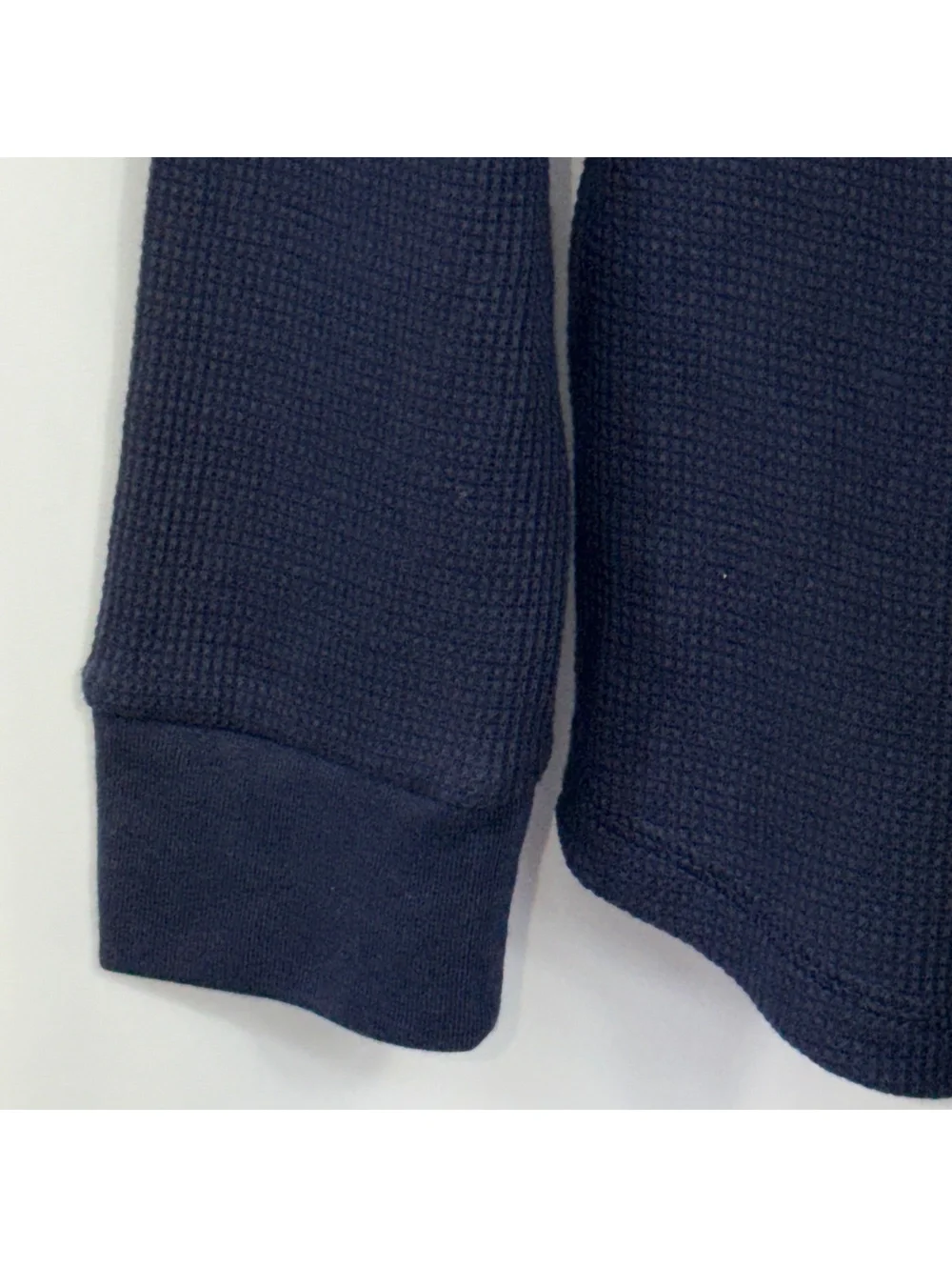Old Navy Boys XL 14-16 Navy Waffle Knit Shirt